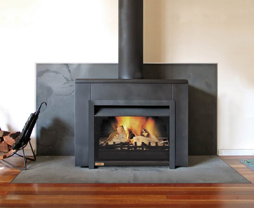 Free-Standing Fireplace