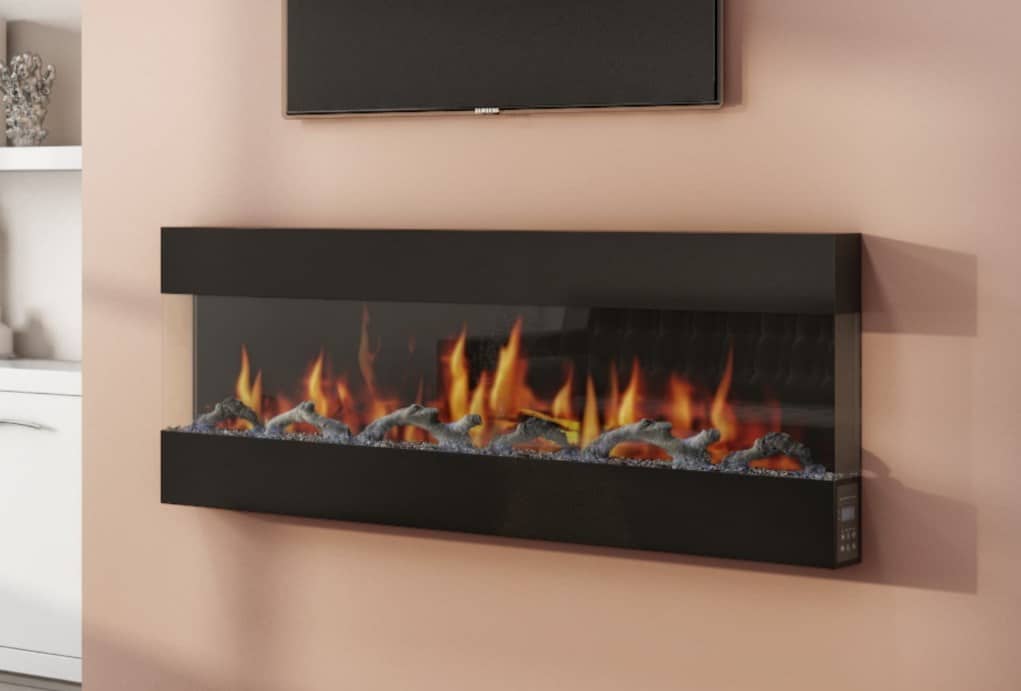 Wall-Mounted Fireplace