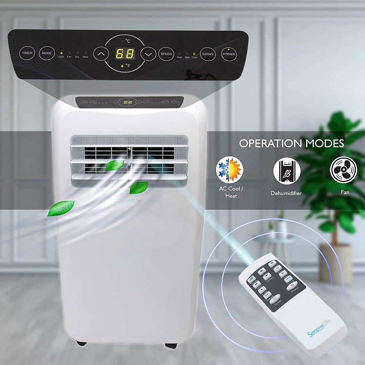 SereneLife SLACHT128 Portable Heat Pump