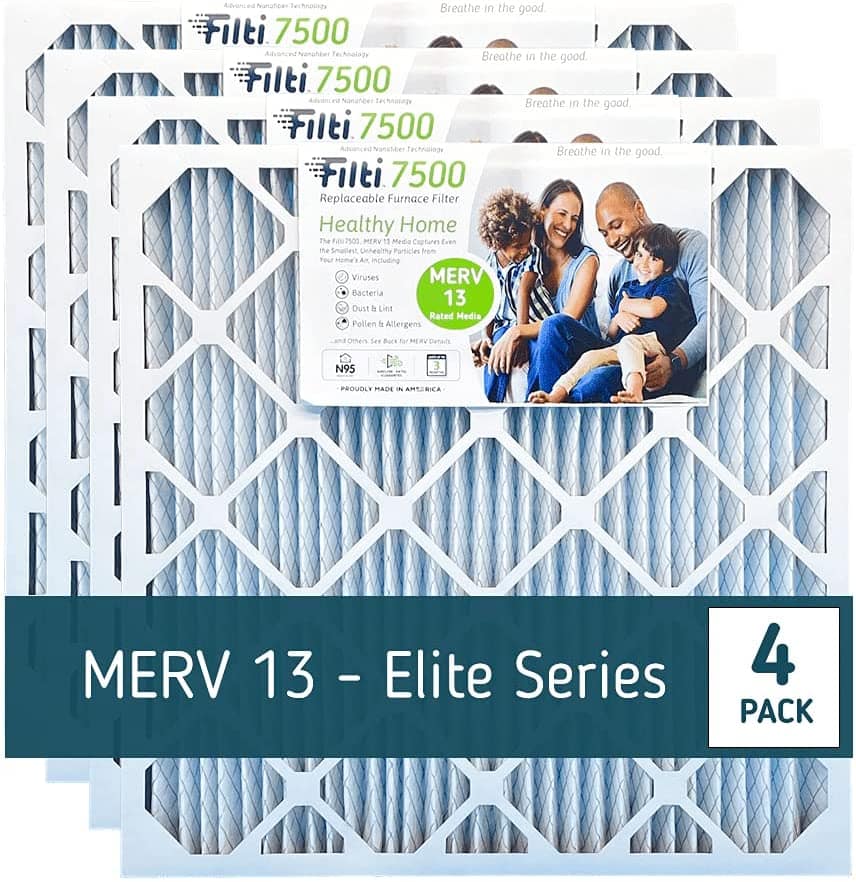 FILTI 7500 Air Filter 14x25x1 MERV 13