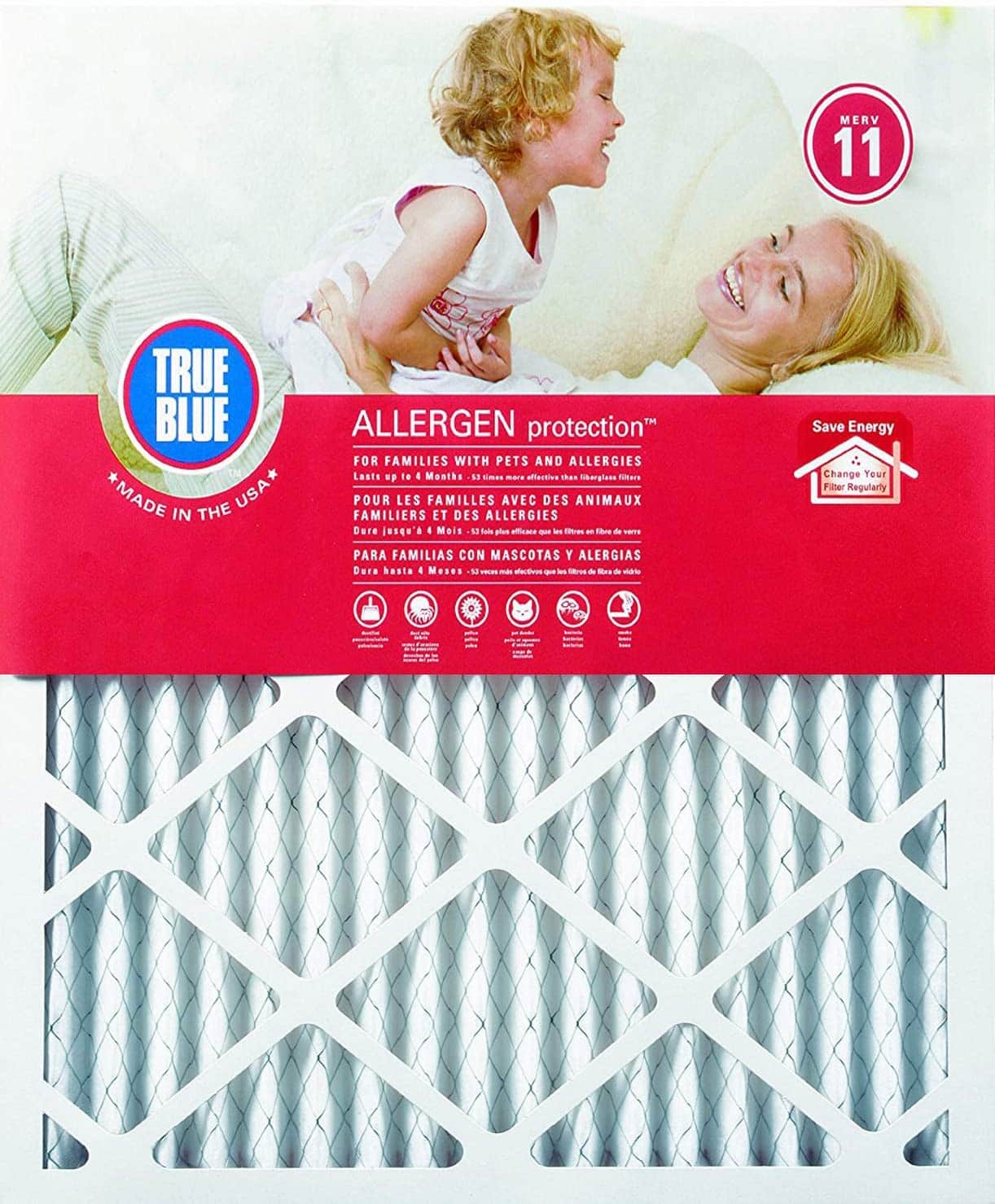 True Blue Allergen 20x20x1 Air Filter