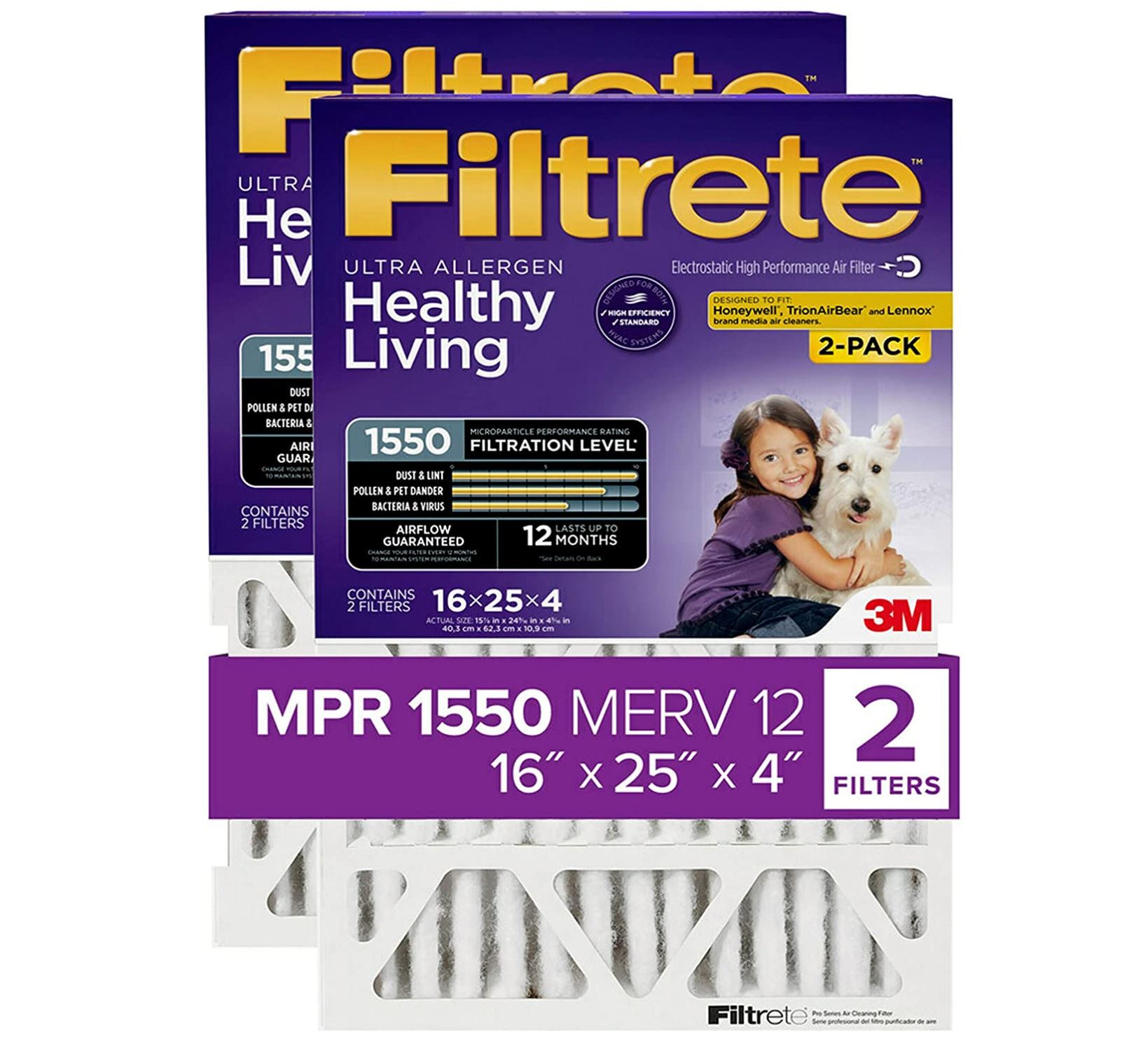 Filtrete Healthy Living Ultra Allergen Air Filters