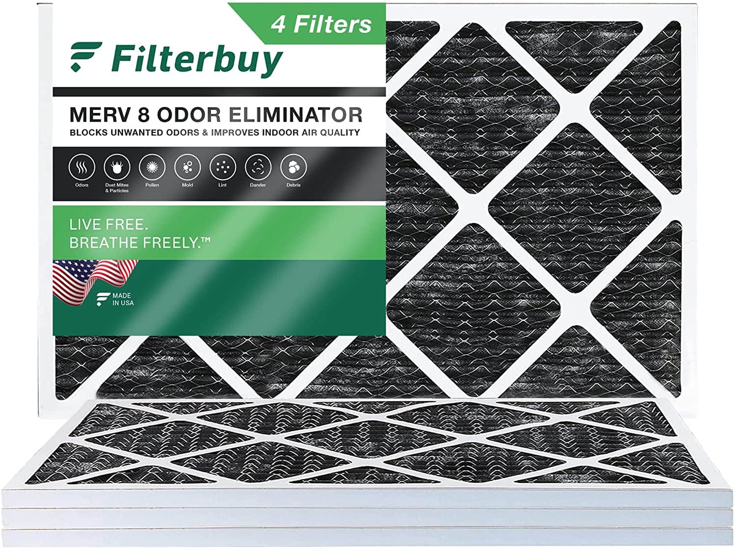 Filterbuy 10x30x1 Air Filter MERV 8