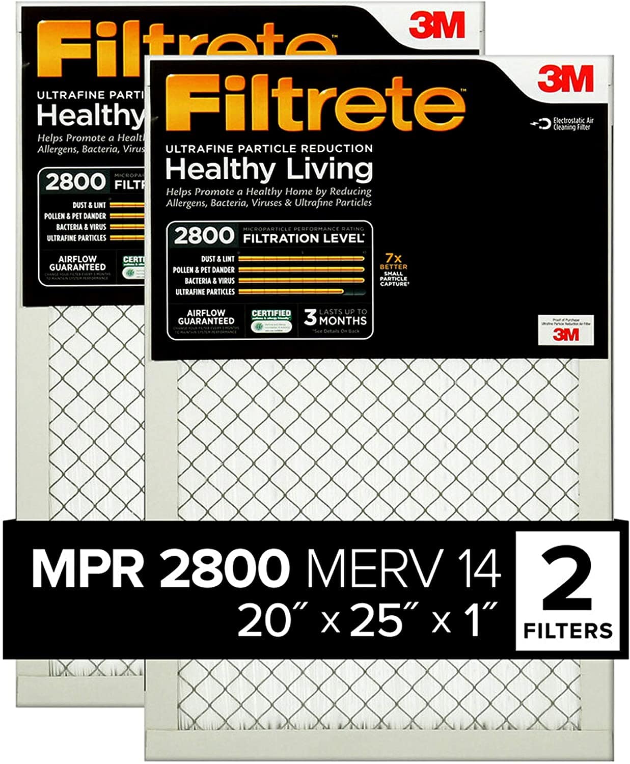 Filtrete Healthy Living Merv 14 Air Filters