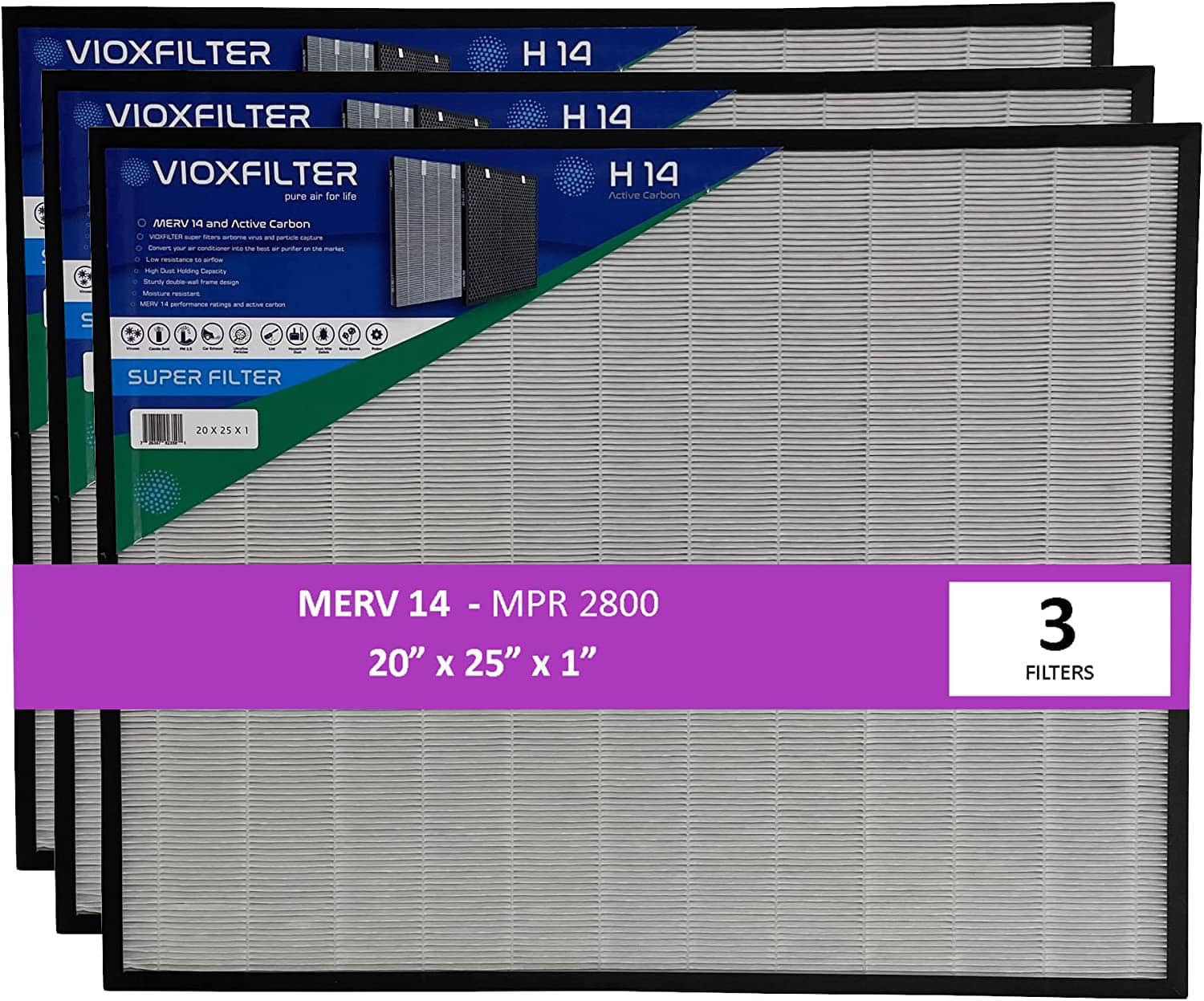 Vioxfilter Merv 14 Air Filters