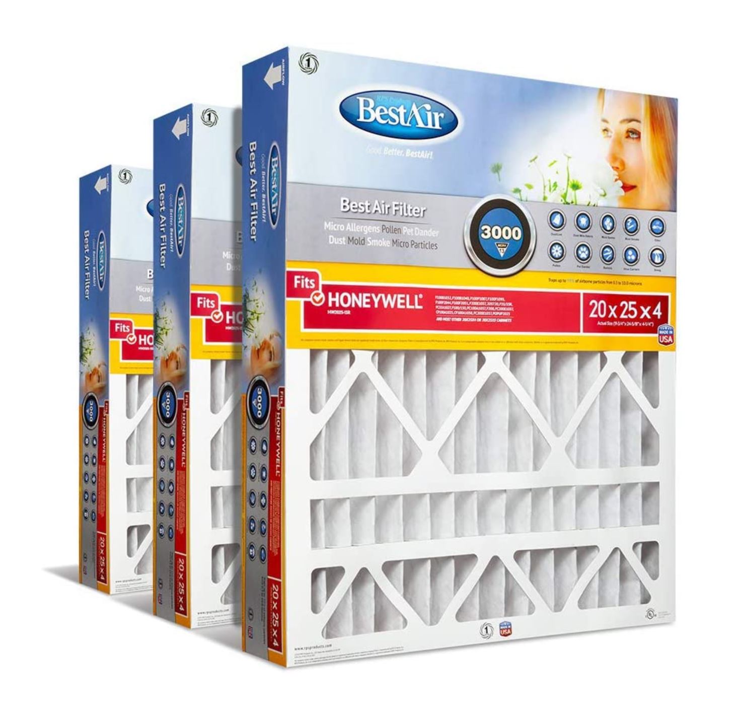 BestAir HW2025-13R Air Filters