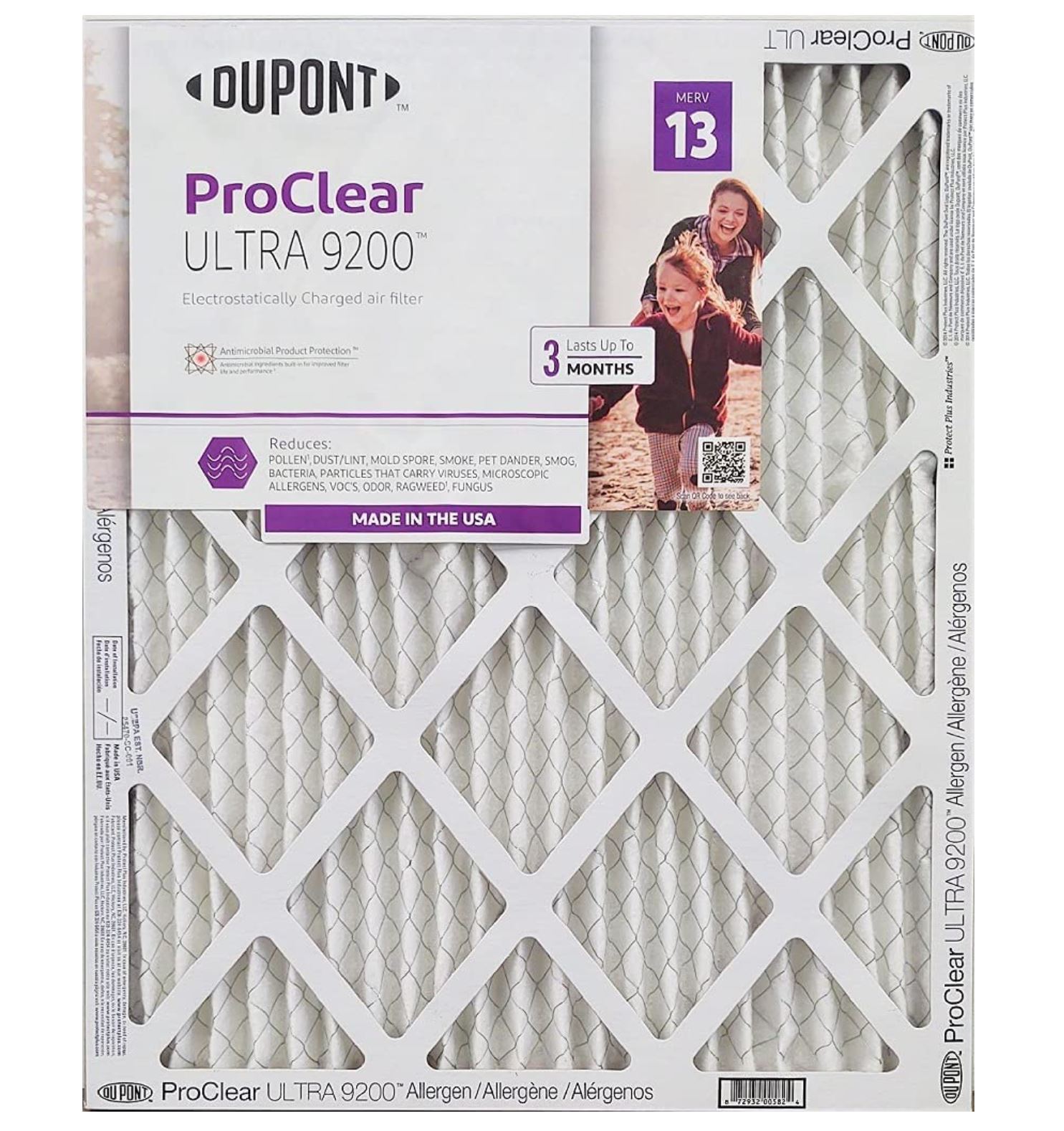 DuPont ProClear Allergen Air Filters