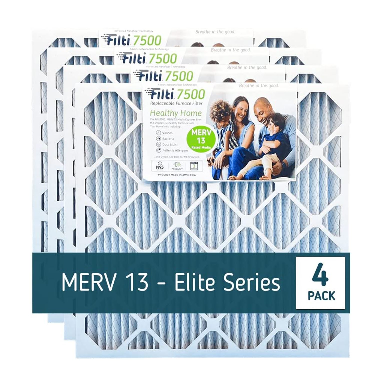 FILTI 7500 Healthy Home Elite Series Air Filters