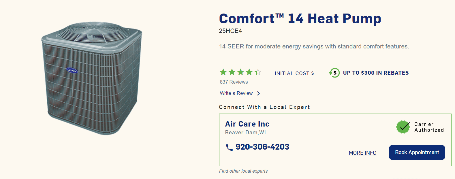 comfort 25hce4