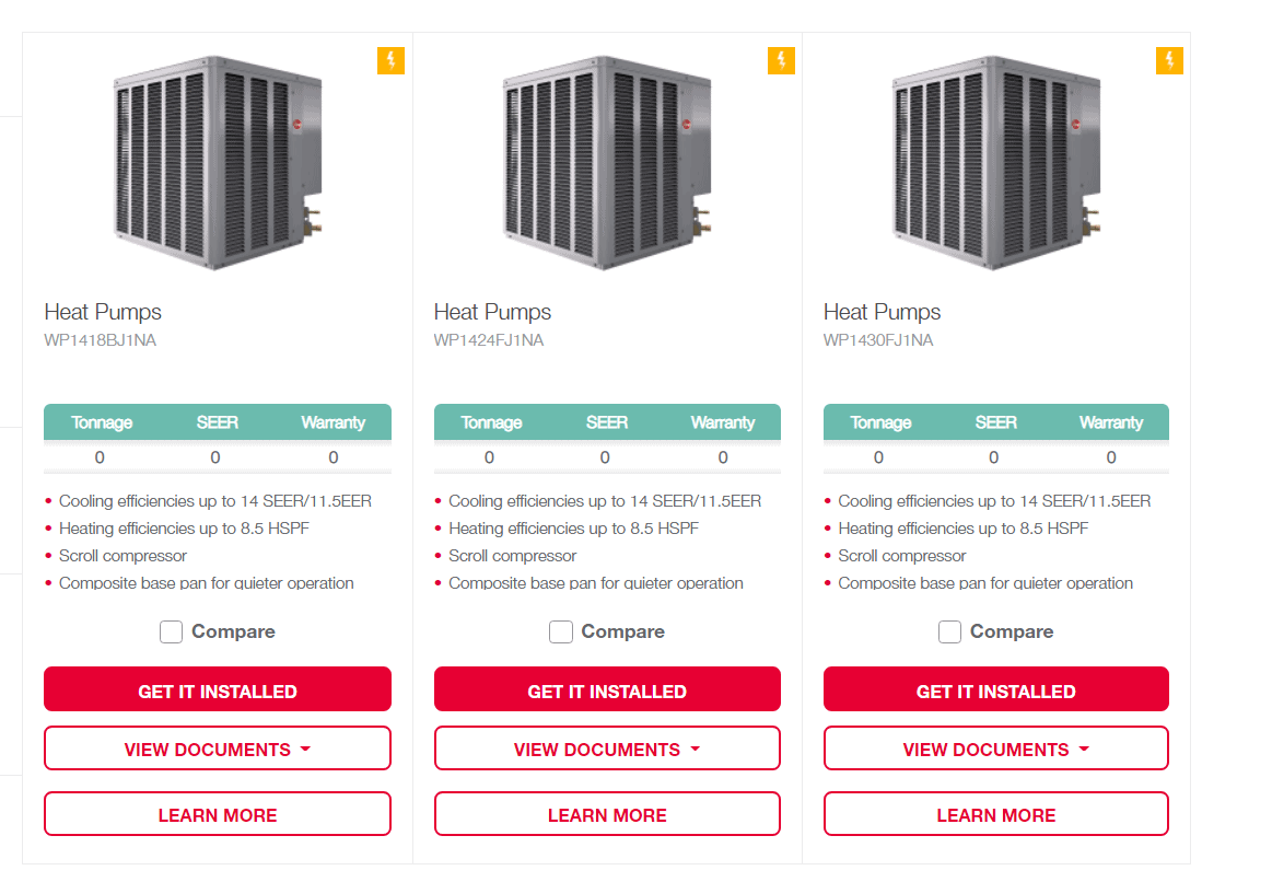 rheem's select wp14-f model