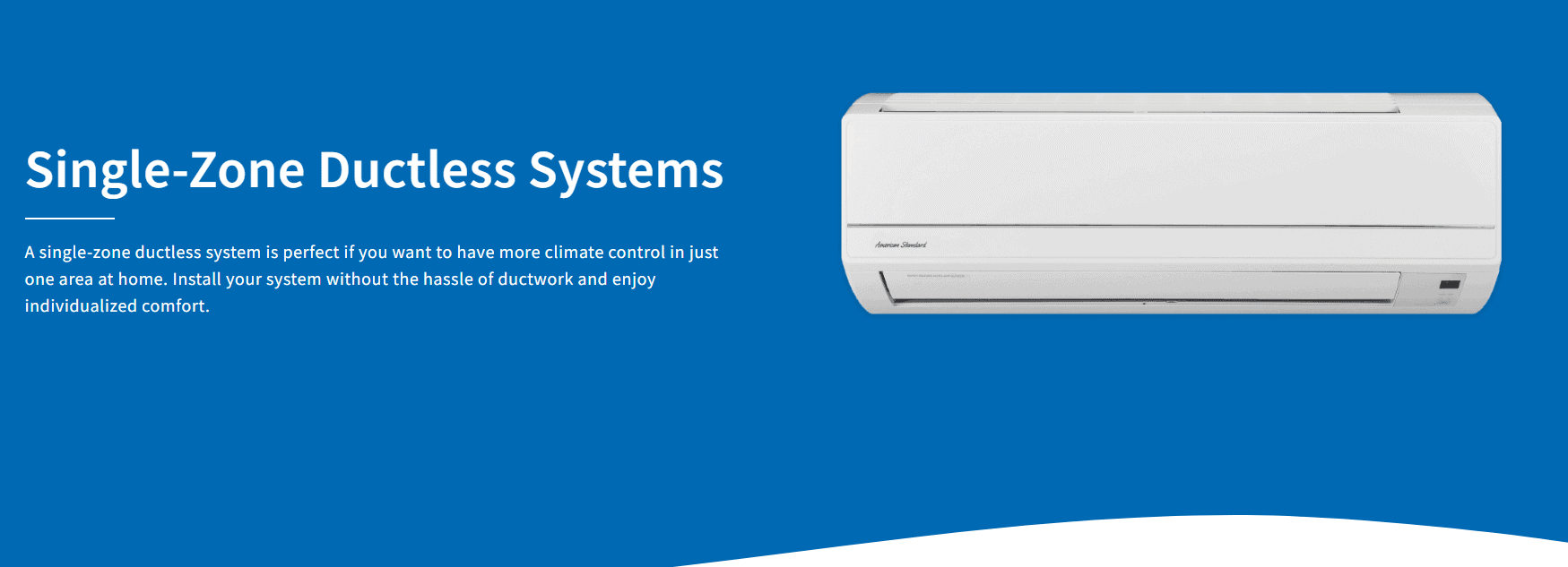 american standard ductless system