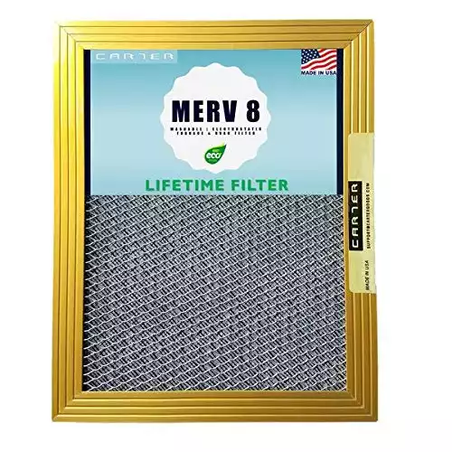 Carter MERV 8 Lifetime HVAC & Furnace Air Filter | Amazon